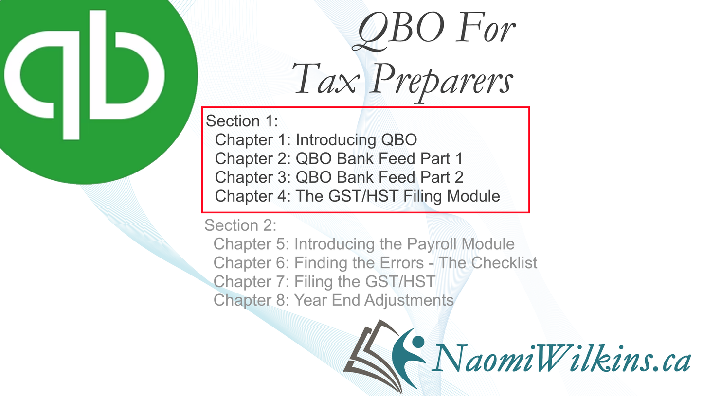 QBO For Tax Preparers Section 1